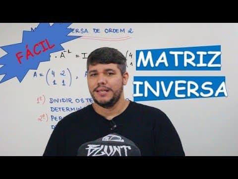 Thumbnail da aula: 🔴MATRIZ INVERSA (FÁCIL)