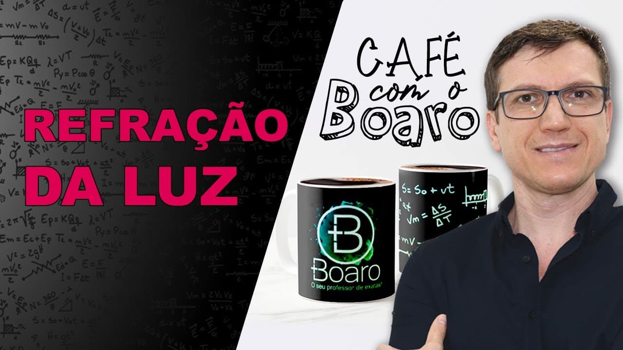 Thumbnail: REFRAÇÃO DA LUZ - Óptica - EXERCÍCIOS para REVISÃO de FÍSICA - EXC030
