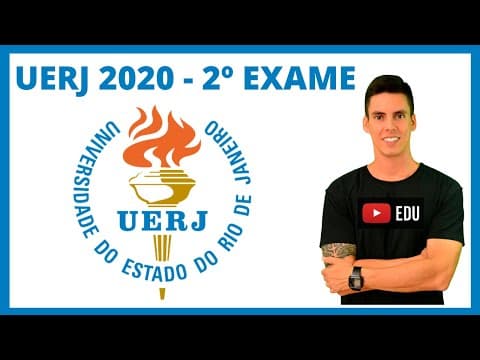 Thumbnail da aula: CORREÇÃO UERJ 2020 2º EXAME - PROFESSOR GUSTAVO SCHMIDT