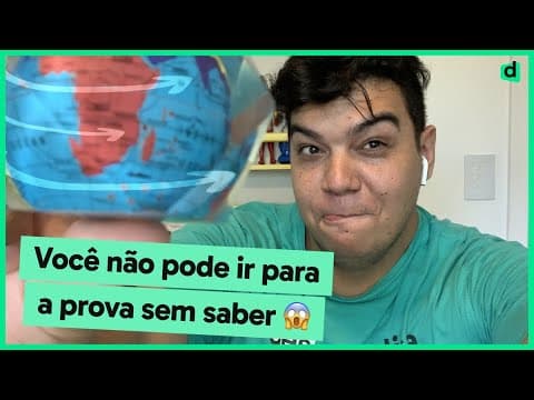 Thumbnail da aula: Geografia Enem: Assuntos que mais caíram em 2019 e tendências para 2020 | PLANTÃO