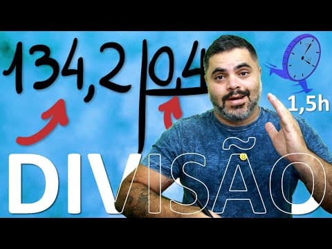 Thumbnail da aula: 💡 Aprenda TUDO SOBRE DIVISÃO EM 1,5 HORA! Aula Completa de Divisão com Vírgula e Números Negativos