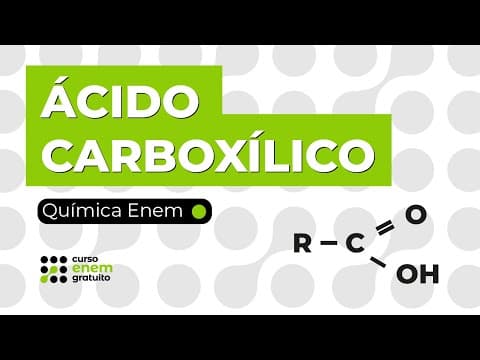 Thumbnail da aula: ÁCIDO CARBOXÍLICO: derivados | Química para o Enem | Felipe Sobis
