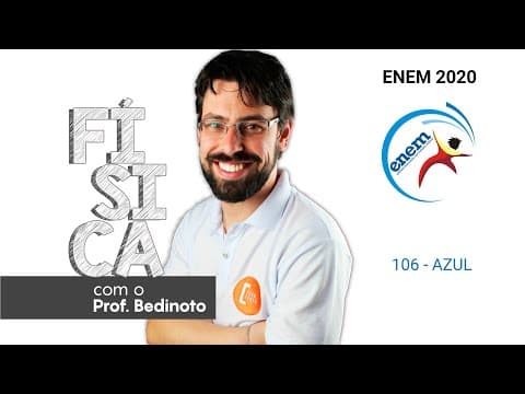 Thumbnail da aula: ENEM 2020 - Questão 106 - Prova Azul - Um mergulhador fica preso ao explorar uma caverna no oceano.
