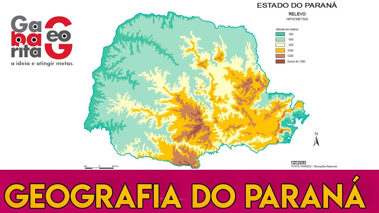 Thumbnail: GEOGRAFIA DO PARANÁ - RELEVO DO PARANÁ - VESTIBULARES DO PARANÁ UEL UEM UFPR