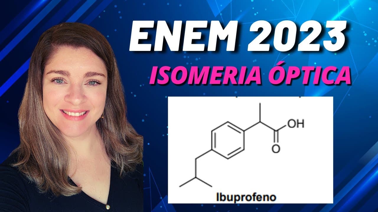 Thumbnail: Isomeria | (Enem 2023) Entre os medicamentos mais comuns consumidos para o alívio da dor está o