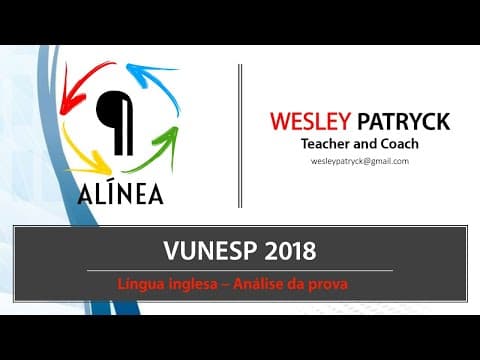 Thumbnail da aula: Vestibular - Análise da Vunesp 2018