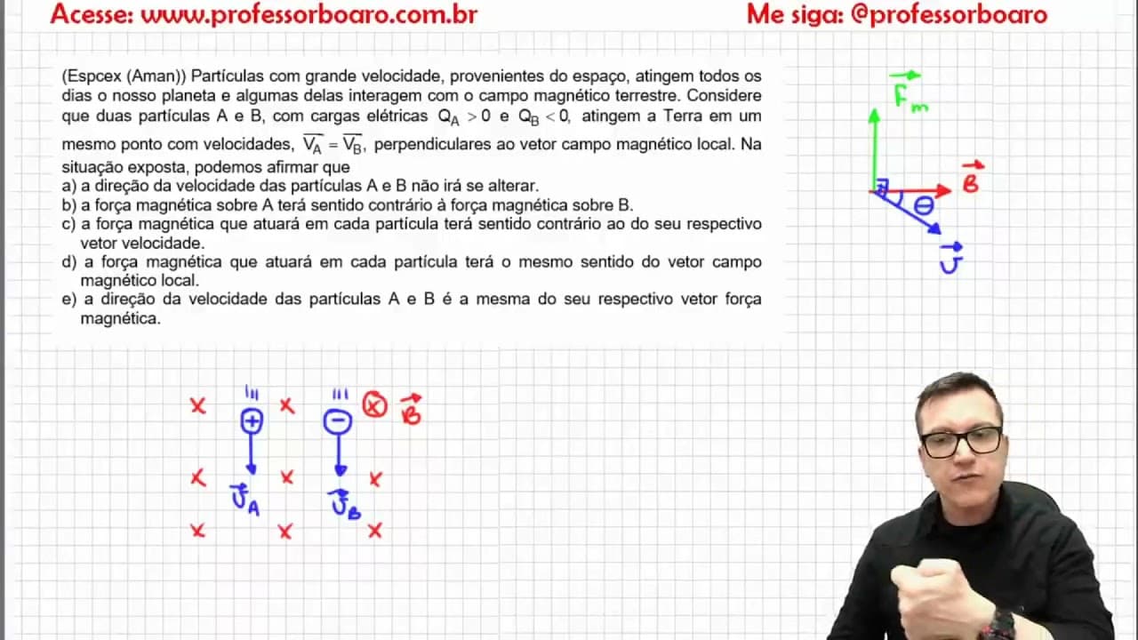 Thumbnail: EXERCÍCIOS PARA REVISÃO DE FÍSICA - Café com o Professor Boaro