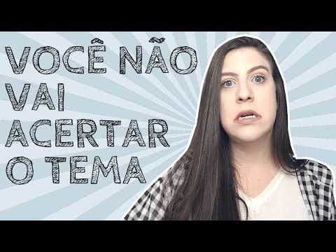 Thumbnail da aula: O que fazer nessa RETA FINAL pra tirar MIL?