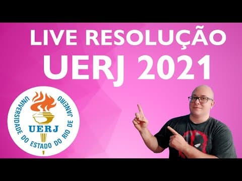 Thumbnail da aula: Resolução Química UERJ 2021 - Prova de 18/07/2021