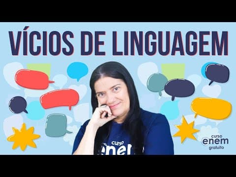 Thumbnail da aula: VÍCIOS DE LINGUAGEM: AMBIGUIDADE E PLEONASMO | Resumo de Português para o Enem