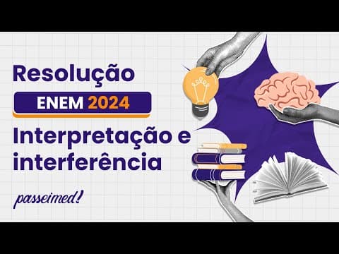 Thumbnail da aula: ENEM 2024 - INTERPRETAÇÃO E INFERÊNCIA | Em novembro de 2023, uma professora indígena recebeu...