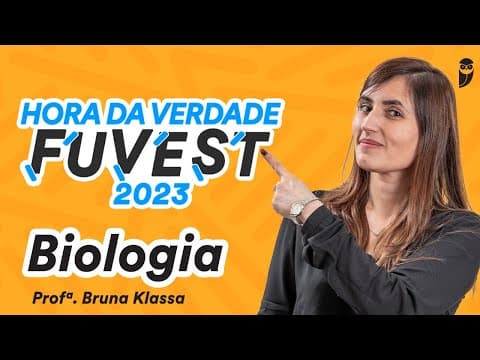 Thumbnail da aula: Biologia - Síntese proteica e Duplicação do DNA - Hora da Verdade FUVEST 2023 - Prof. Bruna Klassa
