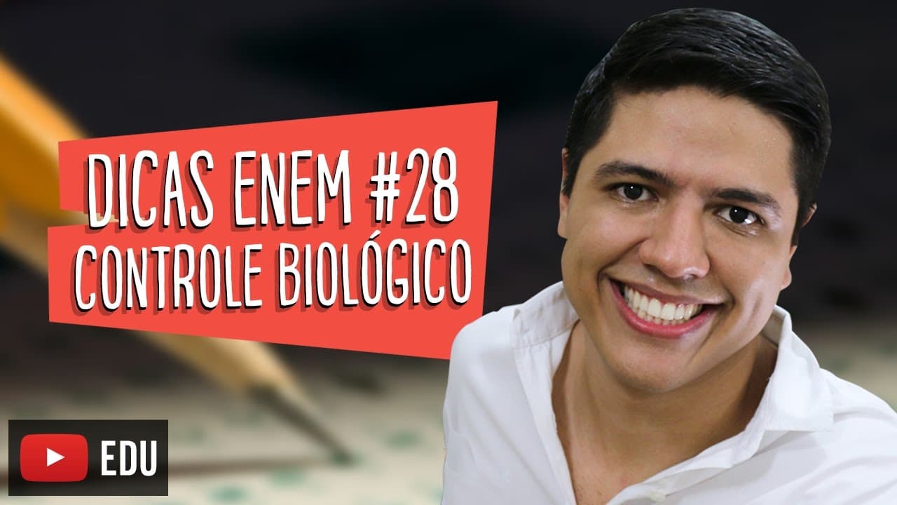 Thumbnail: CONTROLE BIOLÓGICO - DICA ENEM BIOLOGIA #28 - Prof. Kennedy Ramos