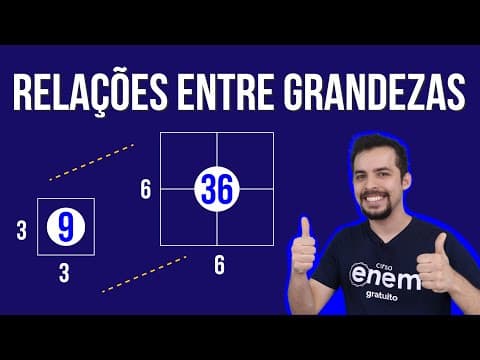 Thumbnail da aula: DIRETAMENTE OU INVERSAMENTE PROPORCIONAL: como calcular grandezas | RESUMO DE MATEMÁTICA PARA O ENEM