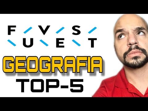 Thumbnail da aula: O que mais cai na FUVEST? REVISÃO DE GEOGRAFIA | Ricardo Marcílio