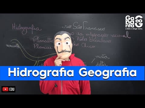 Thumbnail da aula: O que cai na prova de Hidrografia | Geografia do Brasil |