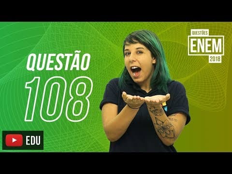 Thumbnail da aula: ENEM 2018 | Estequiometria | Questão 108 (caderno amarelo)