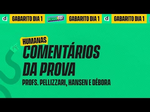 Thumbnail da aula: NEWS DESK | ENEM 2025 ANSWER KEY - QUESTIONS THAT APPEARED IN LANGUAGES AND HUMANITIES