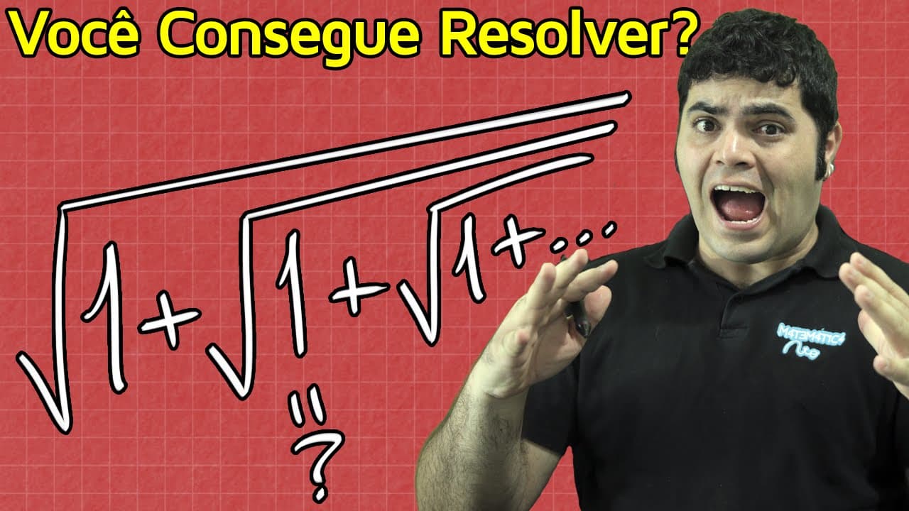 Thumbnail: Você Consegue Resolver esse Desafio com Raízes Quadradas Infinitas? | Matemática Rio
