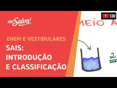 Thumbnail da aula: Me Salva! INO11 - Funções Inorgânicas - Sais: Introdução e classificação