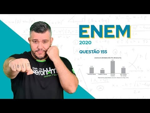 Thumbnail da aula: ✅ QUESTÃO 155 - ENEM 2020 Matemática: A Pesquisa Nacional por Amostra de Domicílios (Pnad)