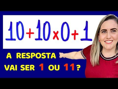 Thumbnail da aula: 🤯🤔CUIDADO COM A ORDEM !! Matemática básica todo dia.📚🚀
