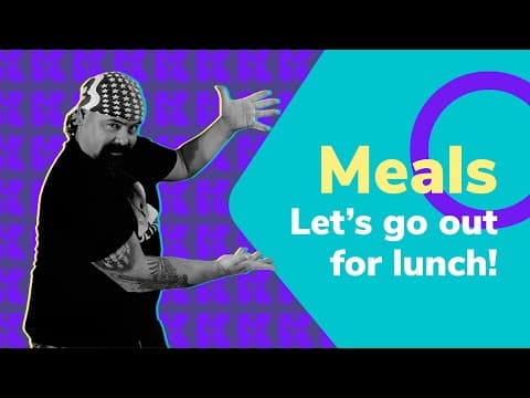Thumbnail da aula: Let's go out for lunch! Meals | Inglês 2.0 | Kultivi