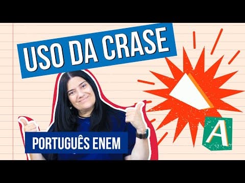 Thumbnail da aula: USO DA CRASE: regra geral | Resumo de Português para o Enem | Mercedes Prado Bonorino