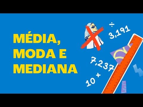 Thumbnail da aula: Média, Moda e Mediana | Aprenda Rápido!