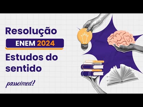 Thumbnail da aula: ENEM 2024 - ESTUDOS DO SENTIDO | Nesse cartaz, a expressão “Vou deixar que você se vá”, em...