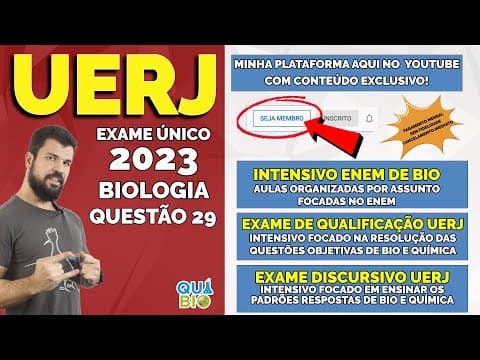 Thumbnail da aula: UERJ 2023 - Questão 29 - A partir da análise dos dados nutricionais apresentados pode-se concluir