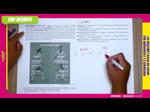 Thumbnail da aula: O SUOR PARA ESTAR EM COMPETIÇÕES NACIONAIS E INTERNACIONAIS DE(...) | PERCEPÇÃO DAS IDEIAS DO TEXTO