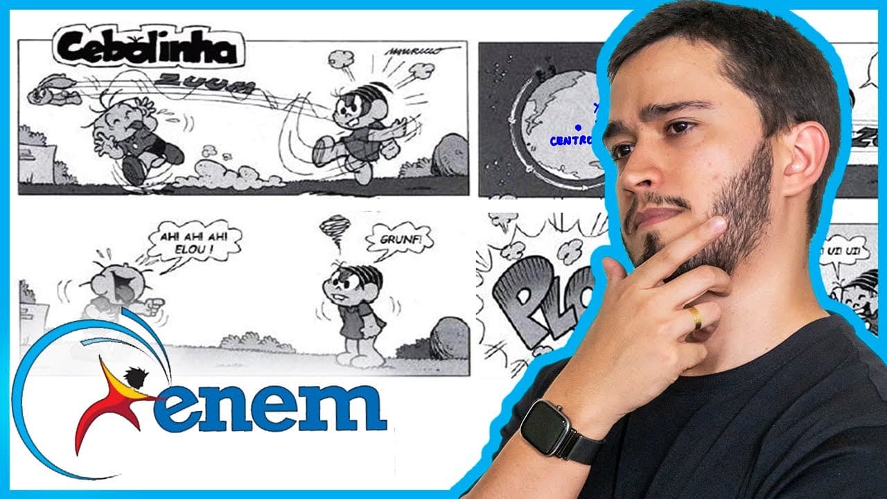 Thumbnail: ENEM 2014 - Um professor utiliza essa história em quadrinhos para discutir com os estudantes o movim