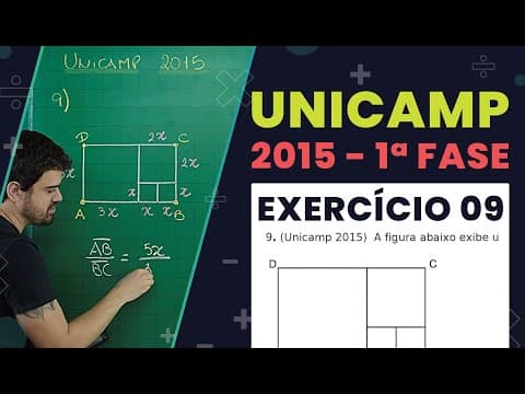Thumbnail da aula: RESOLUÇÃO UNICAMP 2015 | Exercício 9