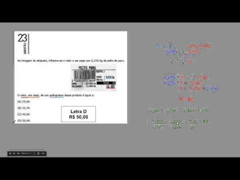 Thumbnail da aula: Matemática - Vestibular UERJ 2015 - 1 Exame de Qualificação - Questão 23
