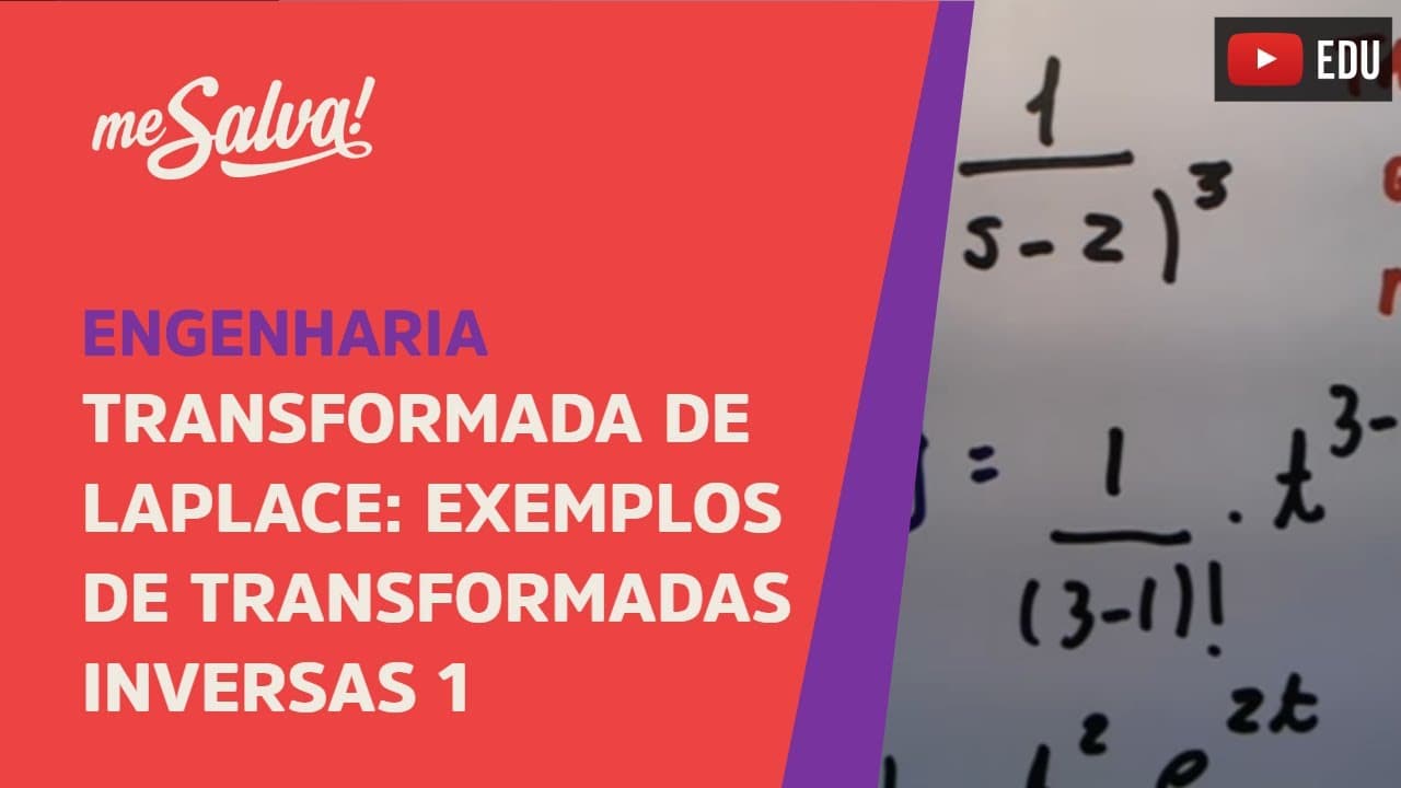 Thumbnail: Me Salva! Transformada de Laplace - Exemplos de transformadas inversas 1