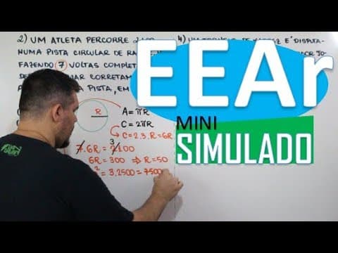 Thumbnail da aula: 🔴MINI SIMULADO EEAr (MATEMÁTICA)