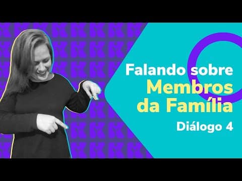 Thumbnail da aula: Falando sobre um membro da família - diálogo 4 | Alemão | Aula #56