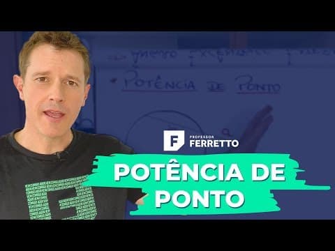 Thumbnail da aula: Potência de Ponto - Segmentos em uma circunferência ⭕️📐