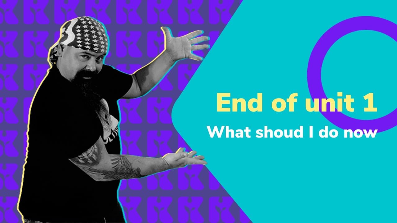 Thumbnail: Inglês 2.0 | Kultivi | End of unit 1 - What should I do now | Prof. Rui Ventura