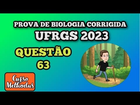 Thumbnail da aula: 63 de 2023 prova de biologia UFRGS 2023 - Embora o tratamento da esclerose lateral amiotrófica