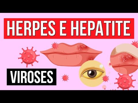 Thumbnail da aula: HERPES E HEPATITE: tipos de viroses | Resumo de Biologia para o Enem | Cláudia de Souza Aguiar