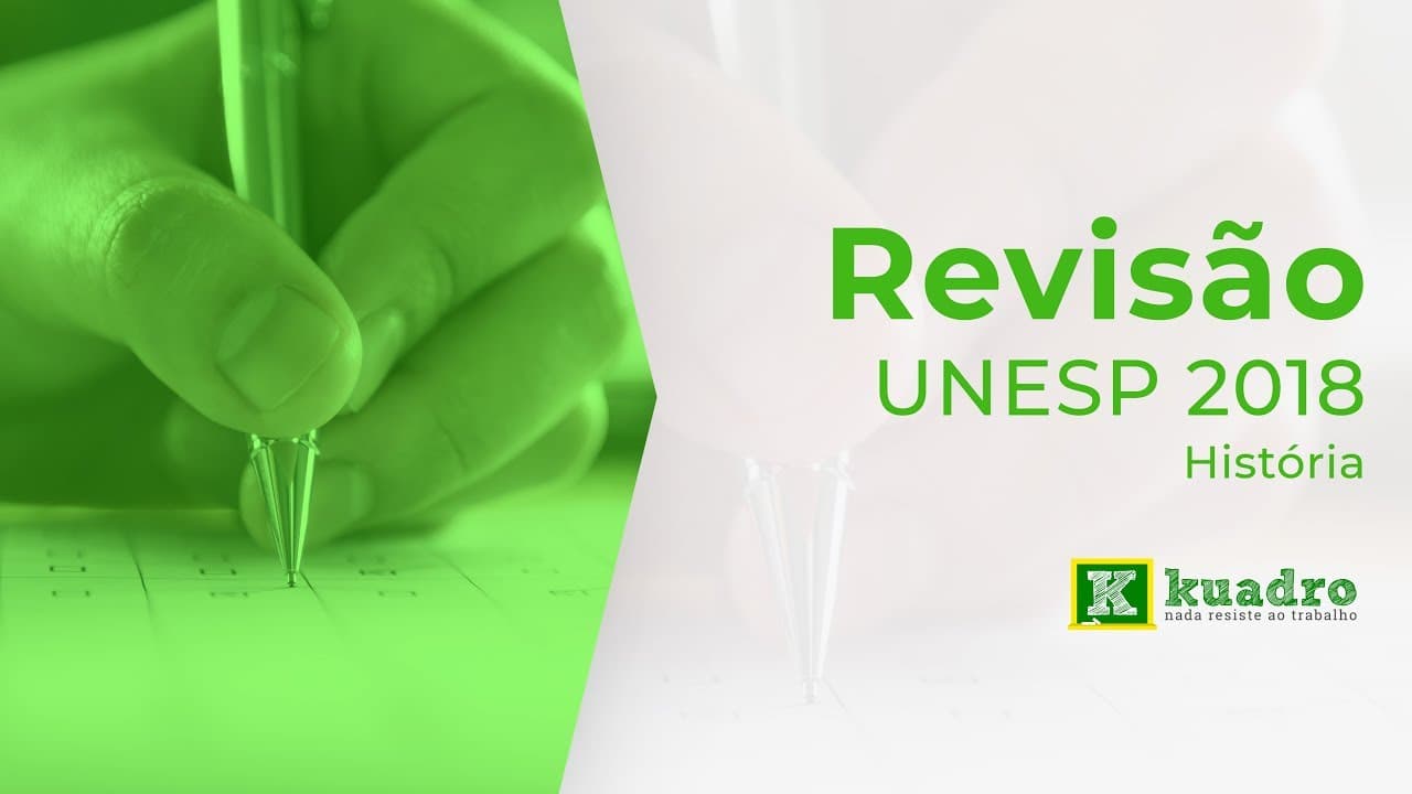 Thumbnail: História - Resolução Unesp 2018 - Prof. Nicolás