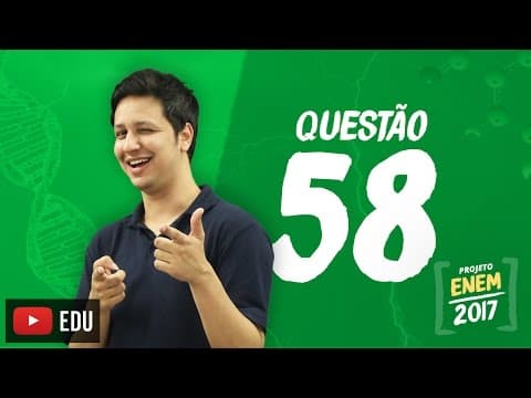 Thumbnail da aula: Enem 2016: Questão 58 (Caderno Branco)