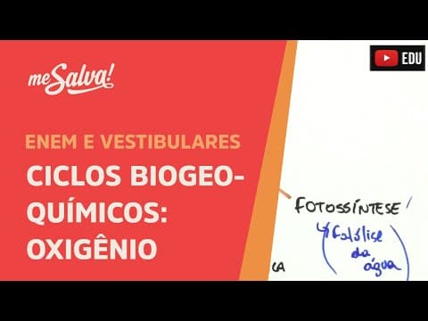 Thumbnail da aula: Me Salva! ECO27 - Ecologia - Ciclos biogeoquímicos: oxigênio