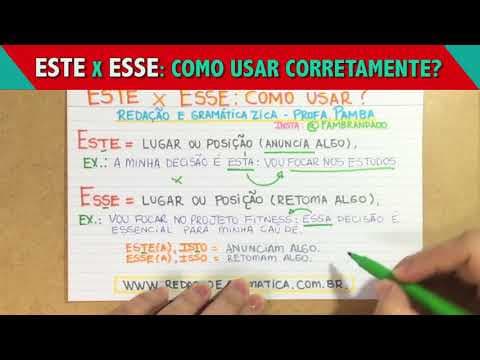 Thumbnail da aula: ESTE OU ESSE: USE CORRETAMENTE