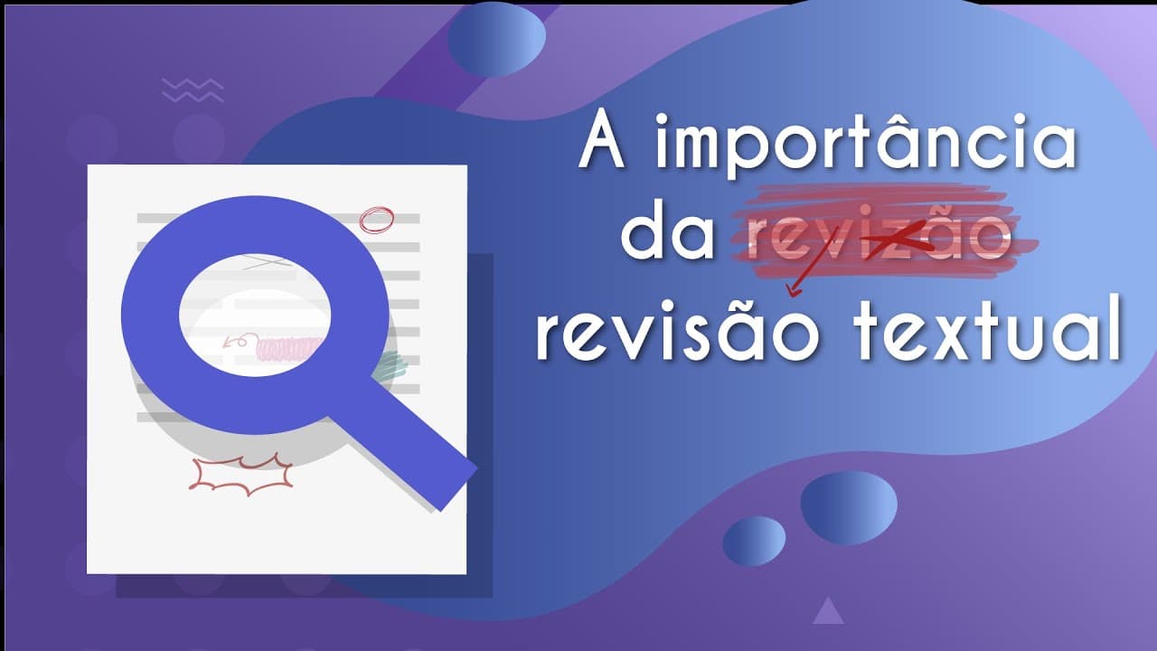 Thumbnail: A importância da revisão textual - Brasil Escola