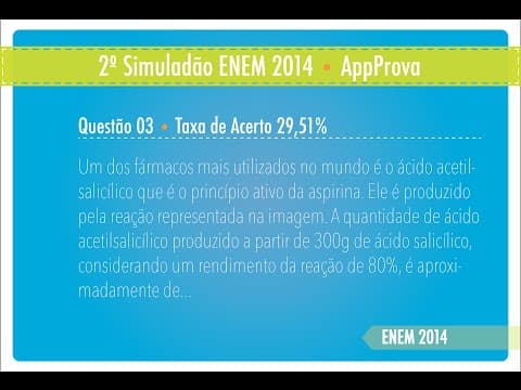 Thumbnail da aula: 2º Simuladão ENEM 2014 - AppProva - Correção