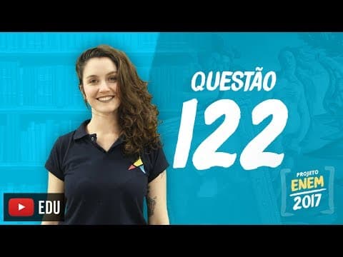 Thumbnail da aula: Enem 2016 - Linguagens | Questão 122 (Caderno Rosa)