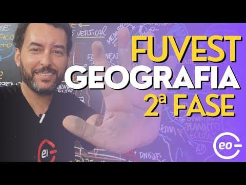 Thumbnail da aula: Fuvest 2025| 2ª fase | Geografia | GabaritaGeo
